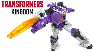 Transformers Kingdom Leader Class GALVATRON Review [upl. by Eliath]