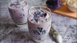 Creamy Ube Jelly Dessert Recipe  Yummy PH [upl. by Leval]