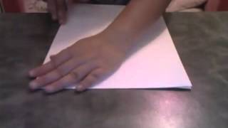 Folding A3 paper size to A4 [upl. by Hcelemile]