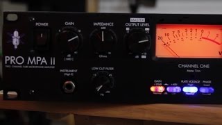 Art Pro MPA II Preamp Vocal Demo with Focusrite Scarlett [upl. by Haslam]