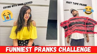 FUNNIEST PRANKS Challenge for 24 HOURS 😉 [upl. by Demakis]