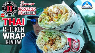 Jimmy Johns® Thai Chicken Summer Wrap Review 👔🐔⛱️🌯  Summer Wraps Are Back  theendorsement [upl. by Blaire525]