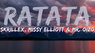 Skrillex Missy Elliott amp Mr Oizo  RATATA Clean Lyrics  Full Audio 4k Video [upl. by Alyel]