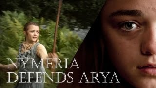 Arya Stark  Nymeria defends Arya  Game of Thrones S01E02 [upl. by Salomone379]