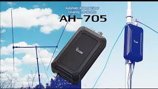 Introduction for Icom AH705 Automatic Antenna Tuner [upl. by Ayokal275]