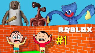 BUILD TO SURVIVE In Roblox Part 1  Survival Obby  Khaleel and Motu Gameplay [upl. by Chem]