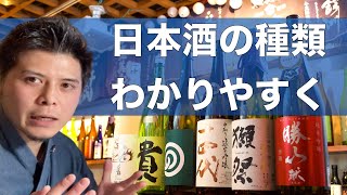 日本酒の種類をわかりやすく完全解説！純米酒、吟醸とは？種類ごとの相場に生酒、火入れなどもまとめて解説しちゃうよ♩ [upl. by Stefano]