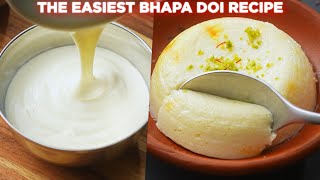 The Easiest Bengali Bhapa Doi Recipe [upl. by Shadow516]