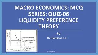 Liquidity Preference Theory  SYBcom  Macro Economics  MCQ Series MCQ 06  Easy Economics [upl. by Acul703]