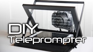 How to make a DIY Teleprompter  cheap and portable [upl. by Alric582]