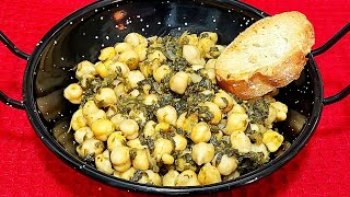 🥘 GARBANZOS CON ESPINACAS DE BOTE EN 🖐 5 MINUTOS 🖐 BEATRIZ COCINA [upl. by Radley354]