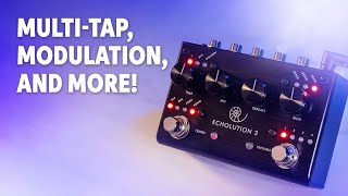 Pigtronix Echolution 3 Stereo Delay Pedal Demo – Daniel Fisher [upl. by Della]