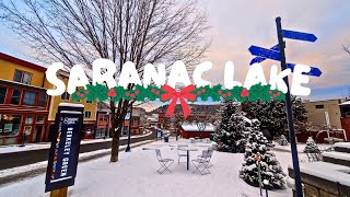 EXPLORING SARANAC LAKE DOWNTOWN [upl. by Airtemak196]