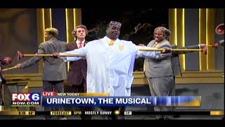 Urinetown The Musical quotMr Cladwellquot on FOX6 WAKE UP 52318 [upl. by Aerdnad819]