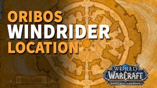 Oribos Windrider Location WoW Flight Master [upl. by Onailimixam494]