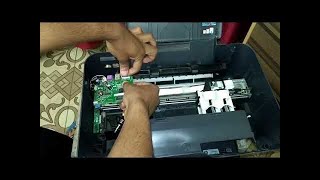 HP Deskjet Printer Disassembly [upl. by Kinemod]