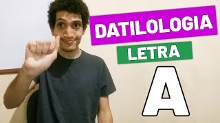 Treinar Datilologiaalfabeto manual Libras 1 [upl. by Ahtennek]