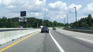 West Virginia Turnpike Interstate 77 Exits 40 to 48 northbound [upl. by Houser381]