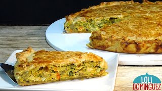 PASTEL DE VERDURAS Y POLLO RIQUÍSIMO Y NUTRITIVO Loli Domínguez  Recetas paso a paso tutorial [upl. by Atiekan]