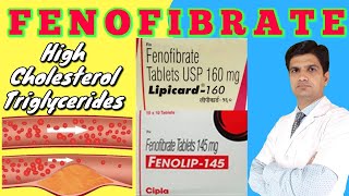 Finolip 145  Lipicard tablet  Fenofibrate tablet uses side effects Mohit dadhich [upl. by Belinda]