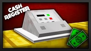 Minecraft  How To Make A Cash Register [upl. by Ttayw356]