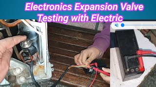 Electronic Expansion Valve Test With Electric in UrduHindi [upl. by Aisinut]