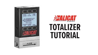 Alicat Mass Flow Meter Tutorial  Totalizer for 8v Firmware [upl. by Ardnekat]