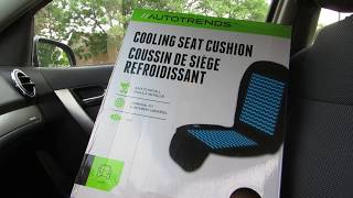 Autotrends Cooling Seat Cushion Review [upl. by Raycher440]