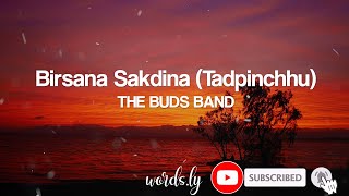 Birsana Sakdina Lyrics  The Buds Band  Tadpinchhu  Nepali Lyrics 🎵 [upl. by Jennilee]