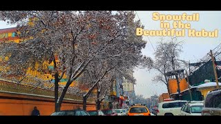 Heavy Snowfall in Kabul City Afghanistan  Kabul Snowfall 2020 [upl. by Aiuqes]