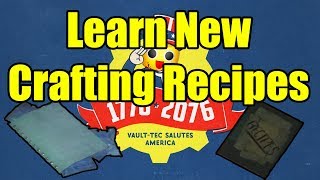 Fallout 76  Learn New Crafting Recipes How to Unlock New Armor and Weapon Mods Fallout 76 Guide [upl. by Coleen]