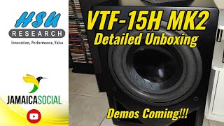 HSU Research VTF15H MK2  Detailed Unboxing [upl. by Ariamat]