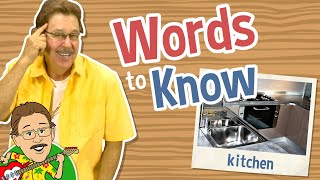 Words to Know  Kitchen Objects 2  Jack Hartmann [upl. by Vasya247]