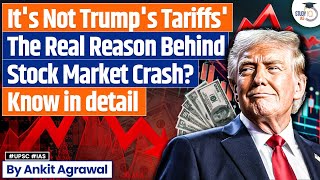 Is Trumps tariffs behind stock market crash Explained by Ankit Agarwal [upl. by Aseeral506]