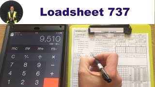 ✈ Boeing 737 LOADSHEET ✈ [upl. by Zetneuq233]