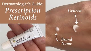 Tretinoin Adapalene How to find the Right Prescription Retinoid for Your Skin  Dr Sam Ellis [upl. by Arie]