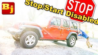 How to Disable the ESS  Auto Start Stop on a Jeep JL [upl. by Annohs]