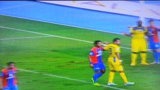 FINAL PIALA MALAYSIA 2014 JDT VS PAHANG  INSIDEN KAD MERAH POOYENG [upl. by Ahsiekram542]