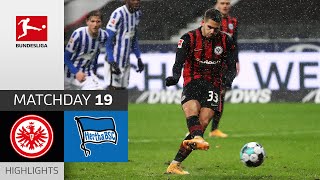 Eintracht Frankfurt  Hertha Berlin  31  Highlights  Matchday 19 – Bundesliga 202021 [upl. by Eidoc]