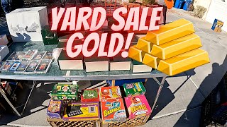 SPORTS CARD AND COLLECTIBLES HOMERUN YARD SALE DEAL [upl. by Nove145]