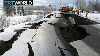 Alaska Earthquake Magnitude7 quake hits noth of Anchorage [upl. by Mimajneb521]