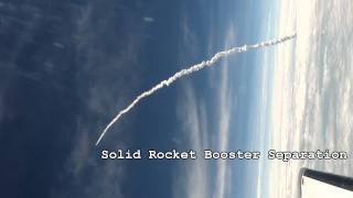 Final Space Shuttle Launch from an Airplane Awesome HD [upl. by Rosenstein395]