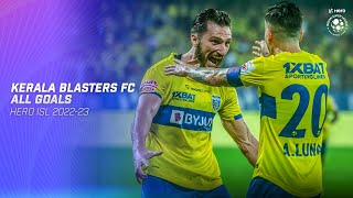 Kerala Blasters FC All Goals  Hero ISL 202223 [upl. by Aleik]