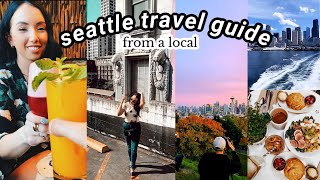 SEATTLE 3 Day ultimate TRAVEL GUIDE ITINERARY What to see eat amp do FROM A LOCAL [upl. by Mayrim]