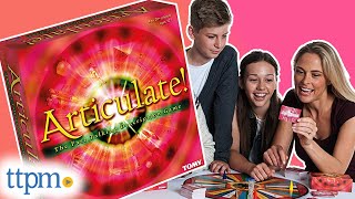 Articulate The Fast Talking Description Game from TOMY Review 2021  TTPM Toy Reviews [upl. by Jarl]