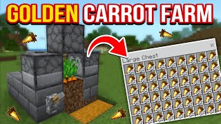 Minecraft Bedrock PE How to Make GOLDEN CARROTS [upl. by Nika73]