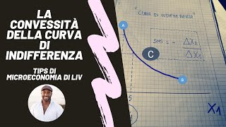 La convessità della curva di indifferenza  Microeconomia [upl. by Odraleba569]