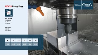 Extralange Ausführung MFC 63xd  Eintauchen und Fräsen in grossen Bearbeitungstiefen [upl. by Llewoh320]