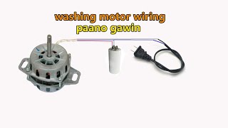 washing machine motor wiring [upl. by Mccourt]