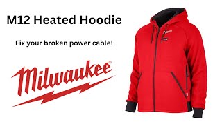 Milwaukee M12 heated hoodie repair [upl. by Hukill]